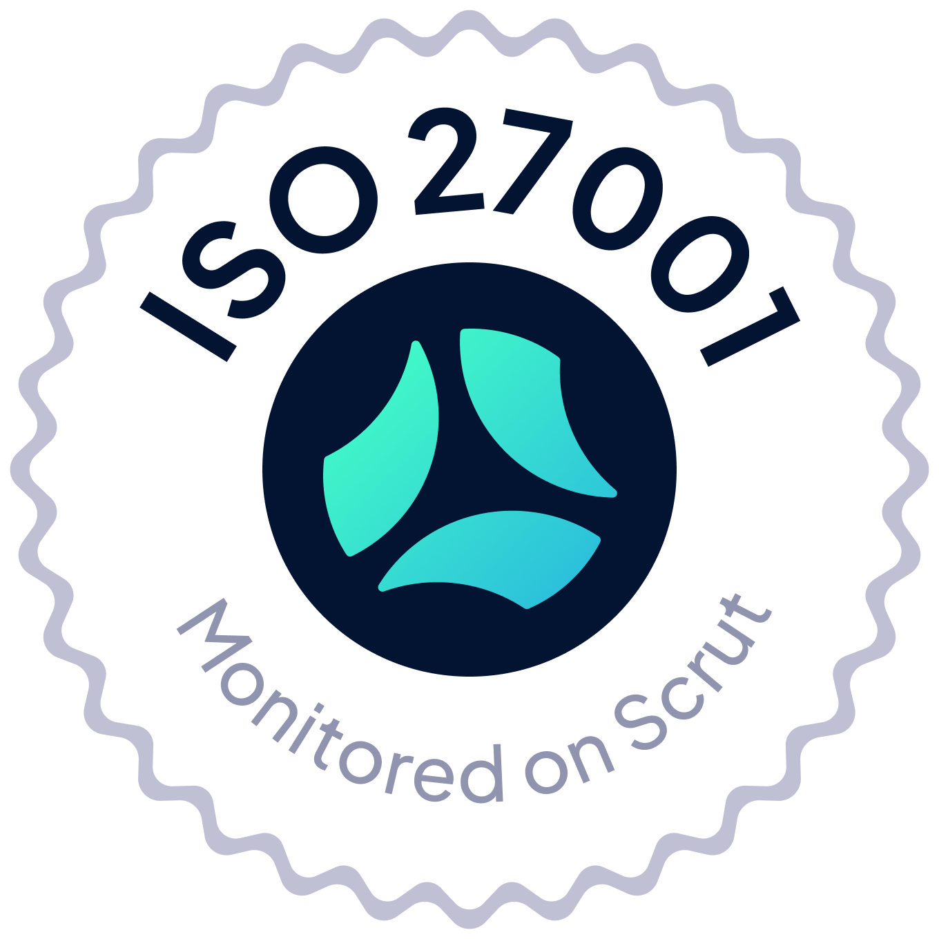 ISO 27001 Compliance Badge Light